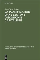 Book cover of La planification dans les pays d’économie capitaliste by Jean-Pierre Delilez
