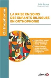 Book cover of La prise en soins des enfants bilingues en orthophonie by Katrin Skoruppa