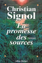 Book cover of La Promesse des sources by Christian Signol