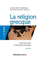 Book cover of La religion grecque - 5e éd. (5th ed.) by Louise Bruit Zaidman