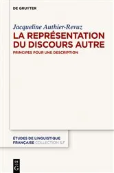 Book cover of La Représentation du Discours Autre by Unknown