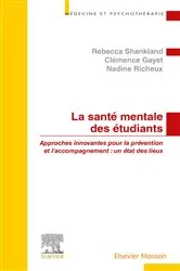 Book cover of La santé mentale des étudiants by Rebecca Shankland