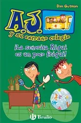 Book cover of ¡La señorita Riqui es un poco friqui! by Dan Gutman
