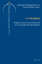 Book cover of La subsidiarité by Yves Hamant
