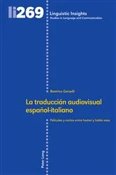 Book cover of La traducción audiovisual español-italiano by Maurizio Gotti