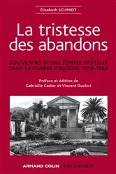Book cover of La tristesse des abandons - Élisabeth Schmidt by Unknown