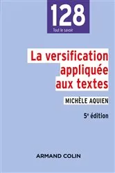 Book cover of La versification appliquée aux textes - 5e éd. (5th ed.) by Unknown