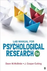 Book cover of Lab Manual for Psychological Research (5th ed.) by Dawn M. McBride