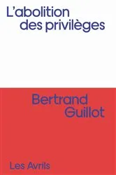 Book cover of L'Abolition des privilèges by Bertrand Guillot