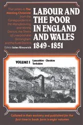 Book cover of Labour and the Poor in England and Wales, 1849-1851 by Jules Ginswick