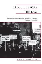 Book cover of Labour Before the Law by Judy Fudge