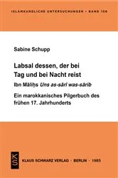 Book cover of Labsal dessen, der bei Tag und Nacht reist by Sabine Schupp