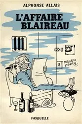 Book cover of L'affaire Blaireau by Alphonse Allais
