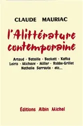 Book cover of L'Alittérature contemporaine by Unknown