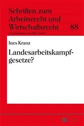Book cover of Landesarbeitskampfgesetze? by Abbo Junker