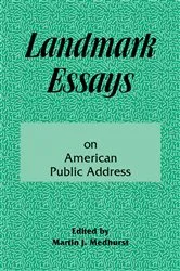 Book cover of Landmark Essays on American Public Address by Martin J. Medhurst