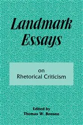 Book cover of Landmark Essays on Rhetorical Criticism by Thomas W. Benson