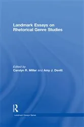 Book cover of Landmark Essays on Rhetorical Genre Studies by Carolyn R. Miller