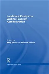 Book cover of Landmark Essays on Writing Program Administration by Unknown