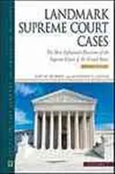 Book cover of Landmark Supreme Court Cases (2nd ed.) by Richard A. Leiter