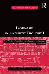 Book cover of Landmarks In Linguistic Thought Volume I (2nd ed.) by Unknown