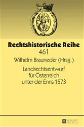 Book cover of Landrechtsentwurf fuer Oesterreich unter der Enns 1573 by Unknown