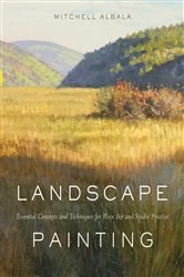 Book cover of Landscape Painting by Mitchell Albala