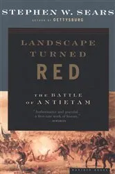 Book cover of Landscape Turned Red by Stephen  W. Sears