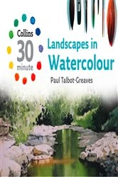 Book cover of Landscapes in Watercolour by Paul Talbot-Greaves