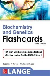 Book cover of Lange Biochemistry and Genetics Flashhcards, Third Edition (3rd ed.) by Suzanne Baron