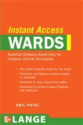 Book cover of LANGE Instant Access Wards by Anil M. Patel