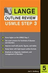 Book cover of Lange Outline Review: USMLE Step 3, Fifth Edition by Joel S. Goldberg