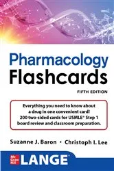 Book cover of LANGE Pharmacology Flash Cards, Fifth Edition (5th ed.) by Suzanne Baron