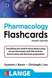 Book cover of Lange Pharmacology Flashcards, Fourth Edition (4th ed.) by Suzanne Baron