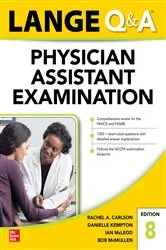 Book cover of LANGE Q&A Physician Assistant Examination, Eighth Edition (8th ed.) by Rachel Carlson