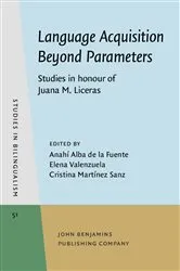 Book cover of Language Acquisition Beyond Parameters by Anahí Alba de la Fuente