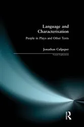 Book cover of Language and Characterisation by Jonathan Culpeper