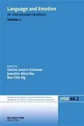 Book cover of Language and Emotion. Volume 2 by Gesine Lenore Schiewer