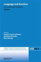Book cover of Language and Emotion. Volume 3 by Gesine Lenore Schiewer
