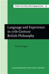 Book cover of Language and Experience in 17th-Century British Philosophy by Lia Formigari
