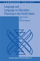 Book cover of Language and Language-in-Education Planning in the Pacific Basin by R.B. Kaplan