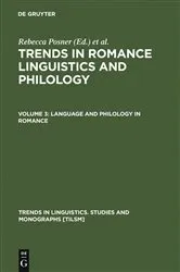 Book cover of Language and Philology in Romance by Rebecca Posner