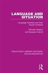 Book cover of Language and Situation by Unknown
