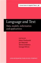 Book cover of Language and Text by Adam Pawlowski