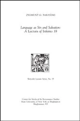 Book cover of Language as Sin and Salvation: A Lectura of Inferno 18 by Zygmunt G. Baranski