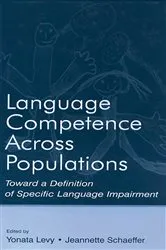 Book cover of Language Competence Across Populations by Yonata Levy