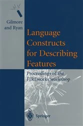 Book cover of Language Constructs for Describing Features by Stephen Gilmore