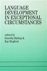 Book cover of Language Development In Exceptional Circumstances by Dorothy Bishop