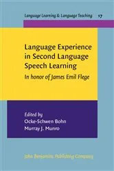 Book cover of Language Experience in Second Language Speech Learning by Ocke-Schwen Bohn