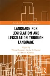 Book cover of Language for Legislation and Legislation through Language by Tímea Drinóczi